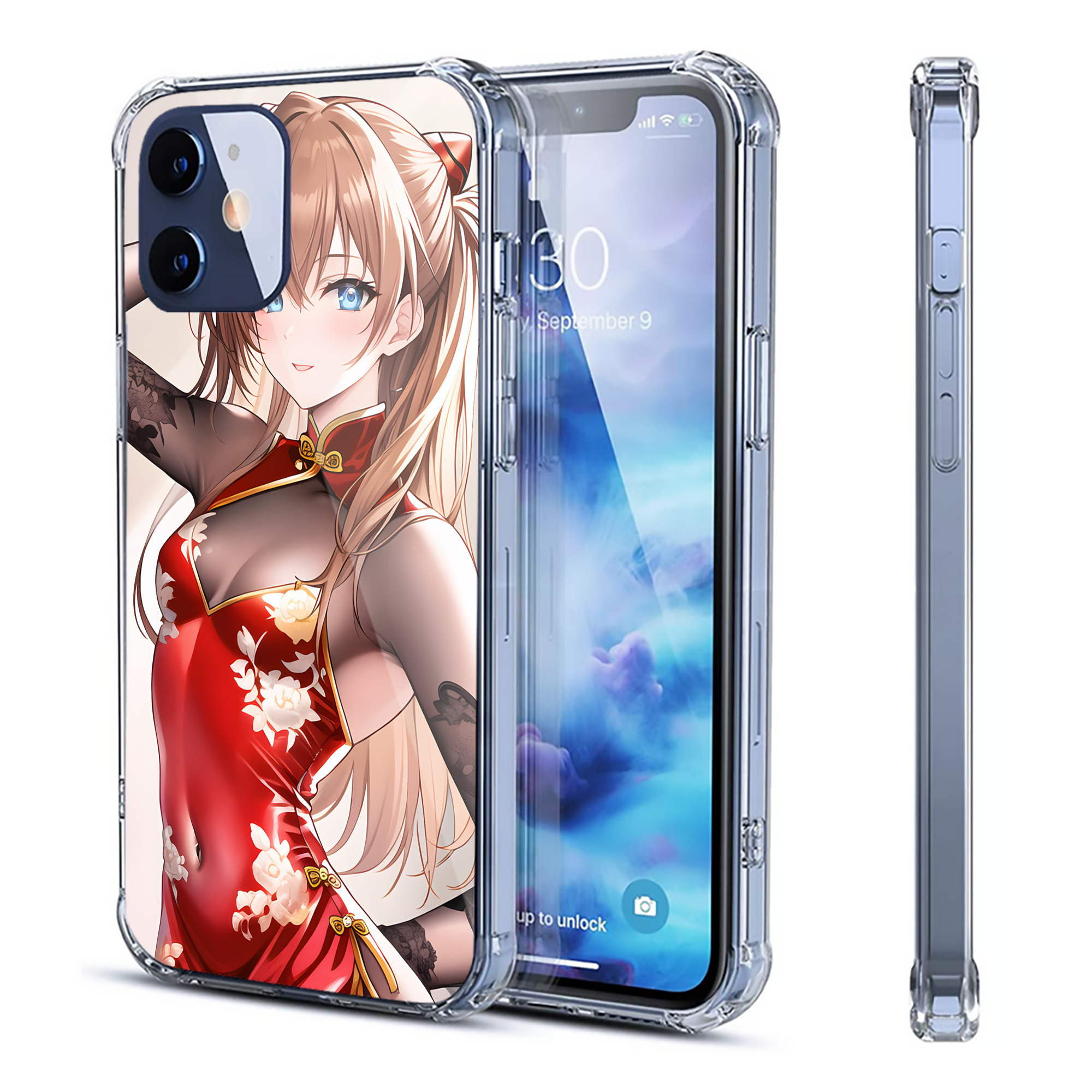 （画像用） EVA 新世紀エヴァンゲリオン 【iPhone 12シリーズ対応】透明スマホケース（クリアソフトケース）